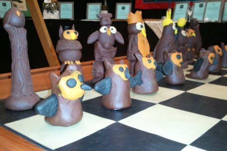 Fimo Owl Chess Set Fimo Owl Chess Set