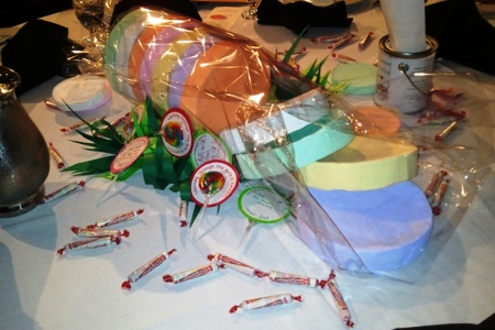 Giant SweetTarts Centerpiece